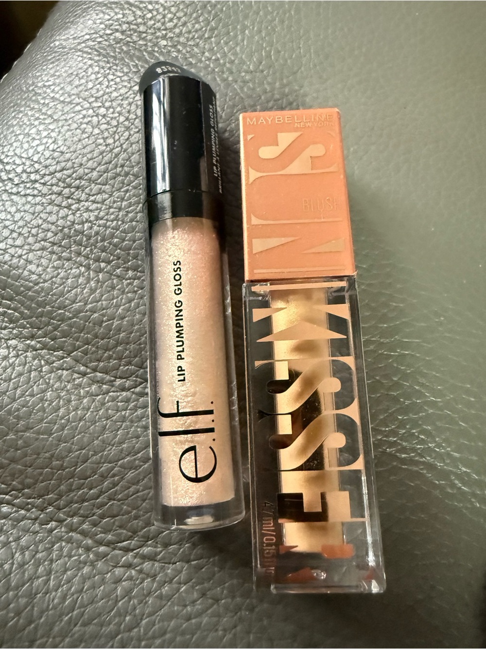 Maybelline Blush & elf pink Sugar Lip Gloss